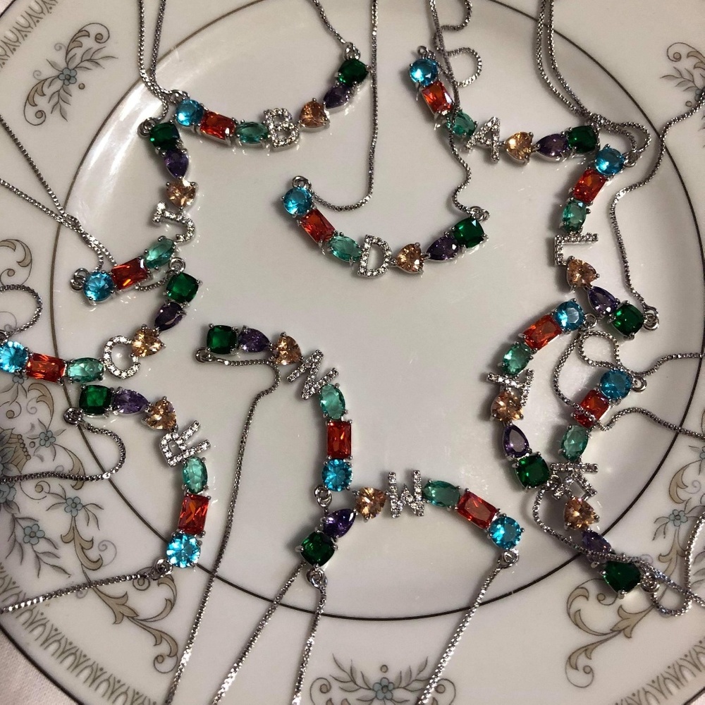 Necklace in AAA Cubic ZIRCON